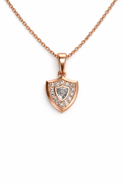 Aggie Shield™ Diamond 14K Rose Gold Pendant